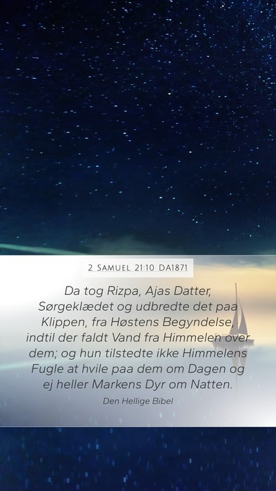 2 Samuel 21:10 DA1871 Bible Verse Image