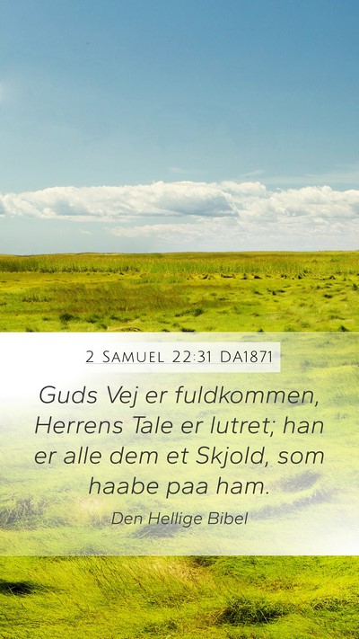 2 Samuel 22:31 DA1871 Bible Verse Image