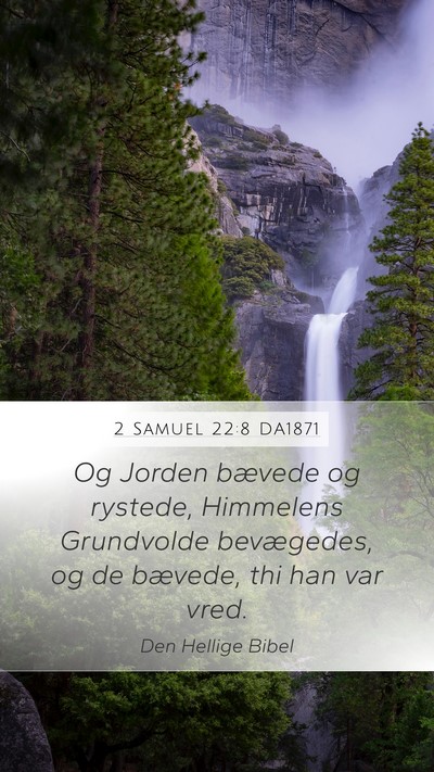2 Samuel 22:8 DA1871 Bible Verse Image