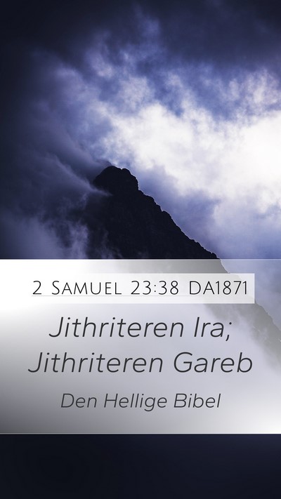 2 Samuel 23:38 DA1871 Bible Verse Image
