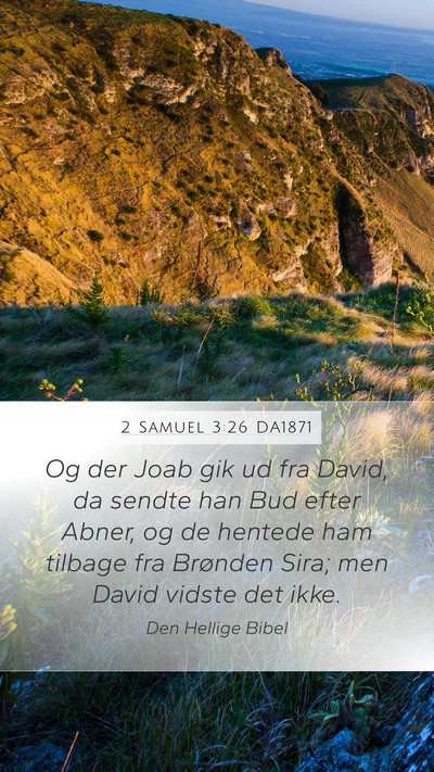 2 Samuel 3:26 DA1871 Bible Verse Image