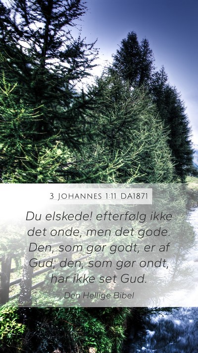 3 Johannes 1:11 DA1871 Bible Verse Image