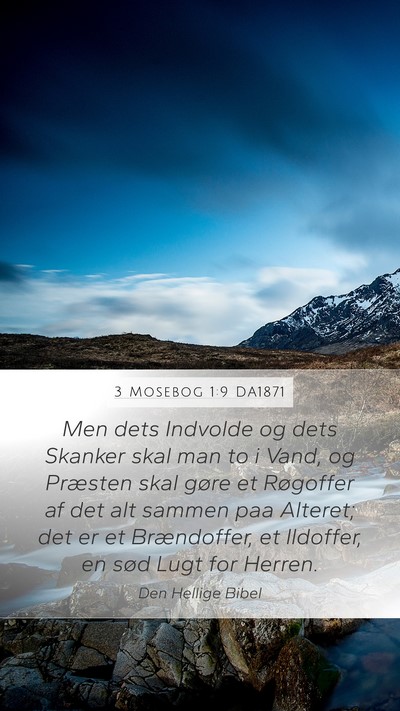 3 Mosebog 1:9 DA1871 Bible Verse Image