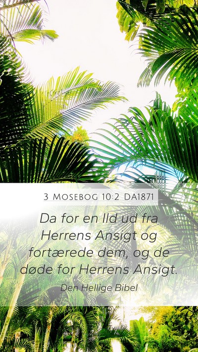 3 Mosebog 10:2 DA1871 Bible Verse Image