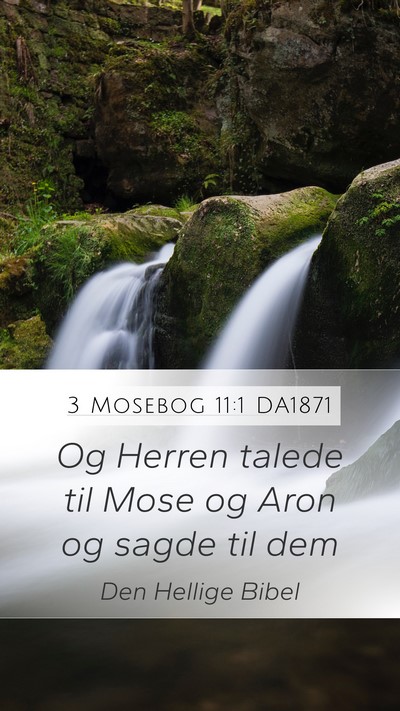 3 Mosebog 11:1 DA1871 Bible Verse Image