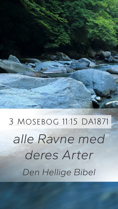 3 Mosebog 11:15 DA1871 Bible Verse Image
