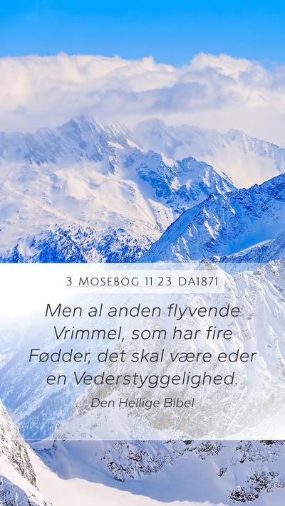3 Mosebog 11:23 DA1871 Bible Verse Image