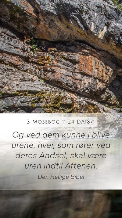 3 Mosebog 11:24 DA1871 Bible Verse Image