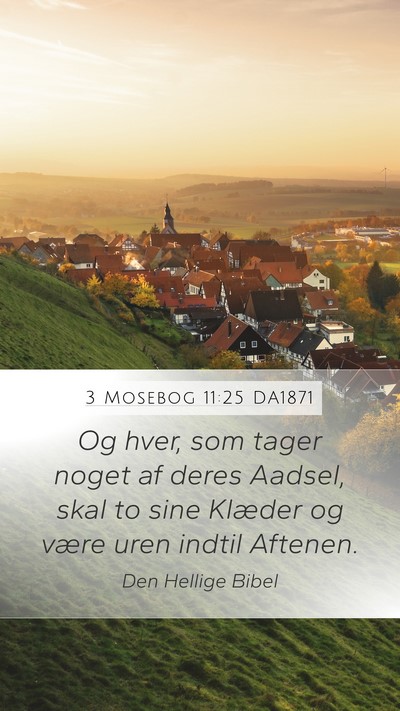 3 Mosebog 11:25 DA1871 Bible Verse Image