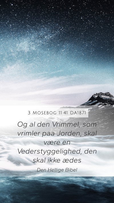 3 Mosebog 11:41 DA1871 Bible Verse Image