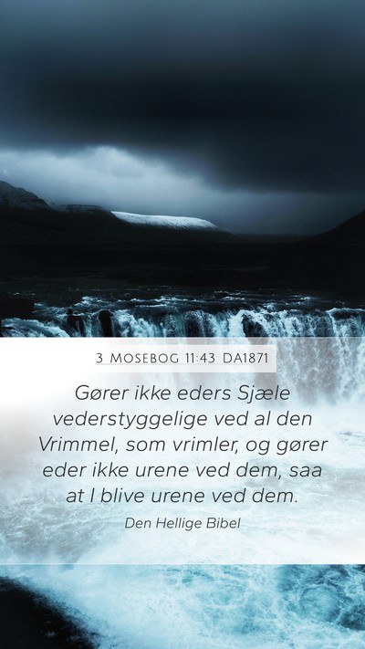 3 Mosebog 11:43 DA1871 Bible Verse Image