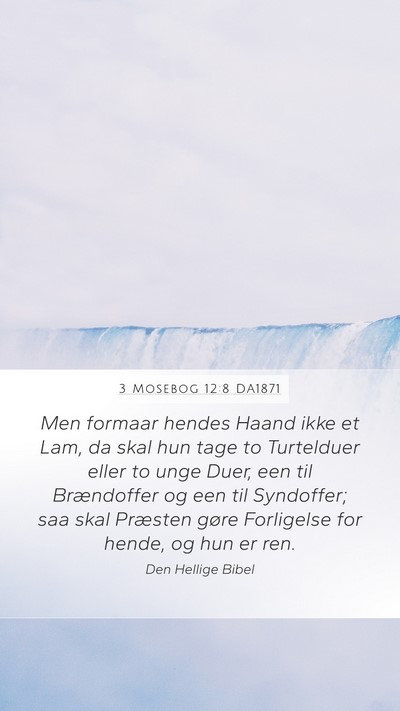 3 Mosebog 12:8 DA1871 Bible Verse Image