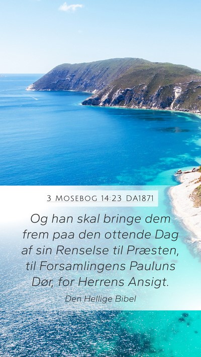 3 Mosebog 14:23 DA1871 Bible Verse Image