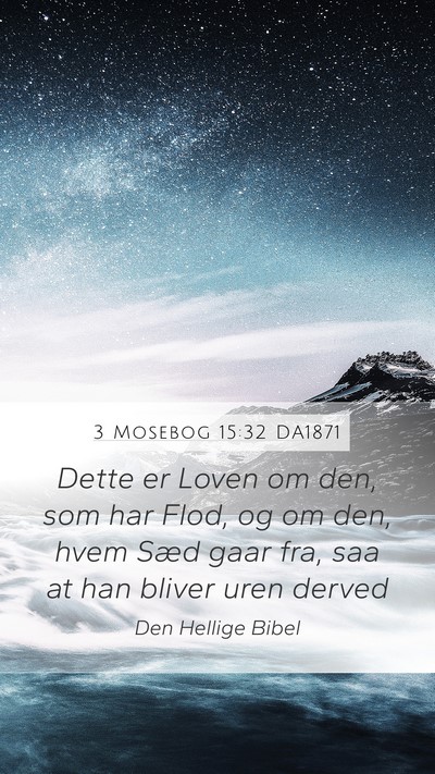 3 Mosebog 15:32 DA1871 Bible Verse Image