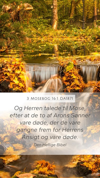 3 Mosebog 16:1 DA1871 Bible Verse Image