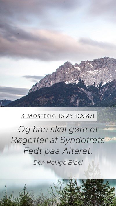 3 Mosebog 16:25 DA1871 Bible Verse Image