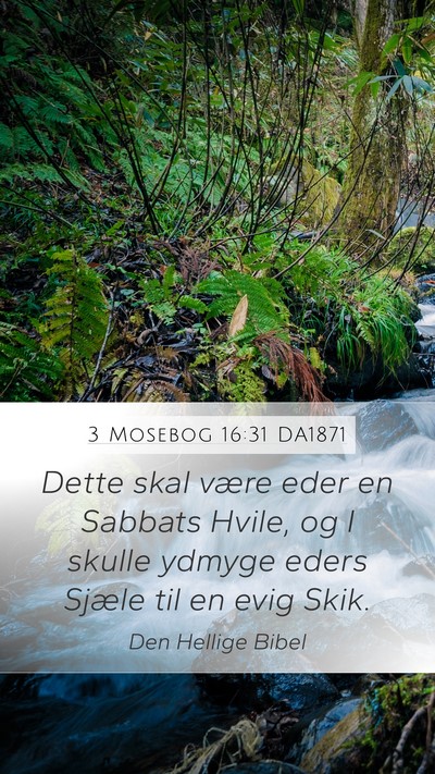 3 Mosebog 16:31 DA1871 Bible Verse Image