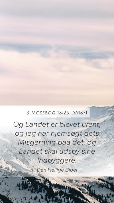 3 Mosebog 18:25 DA1871 Bible Verse Image