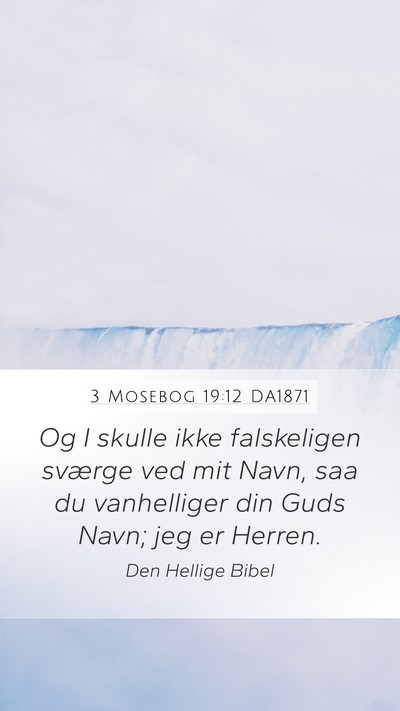3 Mosebog 19:12 DA1871 Bible Verse Image