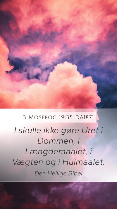 3 Mosebog 19:35 DA1871 Bible Verse Image