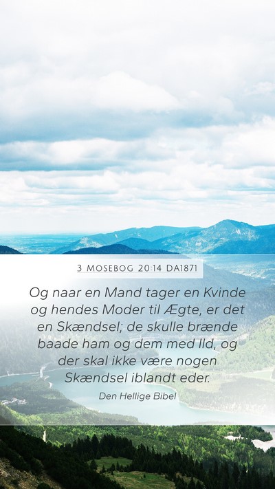 3 Mosebog 20:14 DA1871 Bible Verse Image