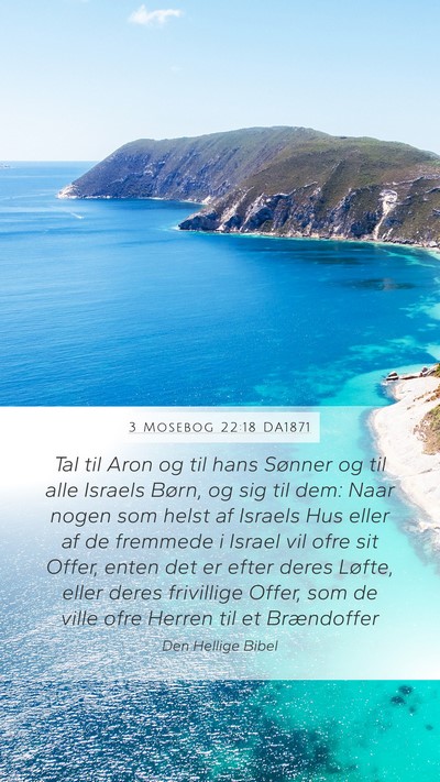 3 Mosebog 22:18 DA1871 Bible Verse Image