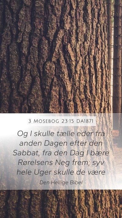 3 Mosebog 23:15 DA1871 Bible Verse Image