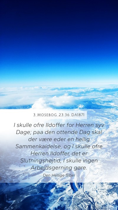 3 Mosebog 23:36 DA1871 Bible Verse Image