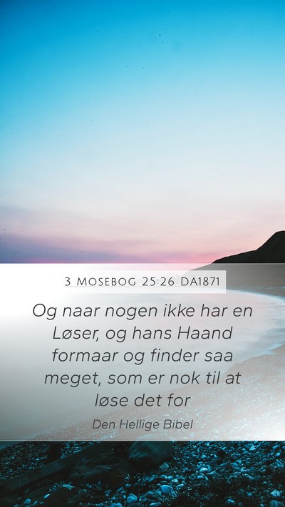 3 Mosebog 25:26 DA1871 Bible Verse Image