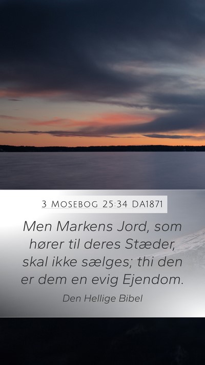 3 Mosebog 25:34 DA1871 Bible Verse Image