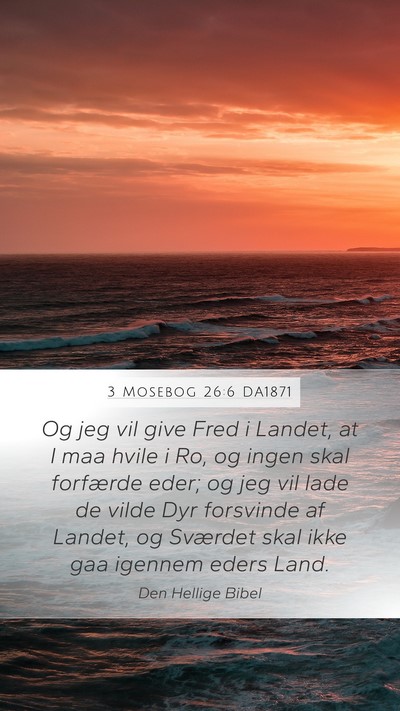 3 Mosebog 26:6 DA1871 Bible Verse Image