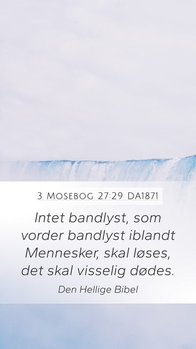 3 Mosebog 27:29 DA1871 Bible Verse Image