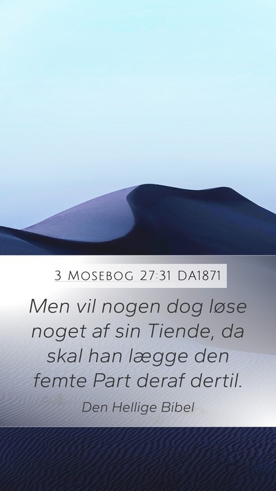 3 Mosebog 27:31 DA1871 Bible Verse Image