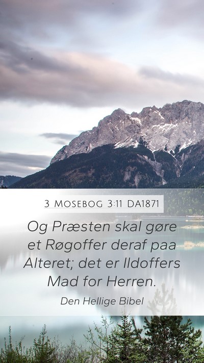 3 Mosebog 3:11 DA1871 Bible Verse Image