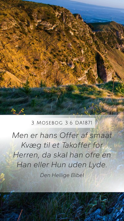 3 Mosebog 3:6 DA1871 Bible Verse Image