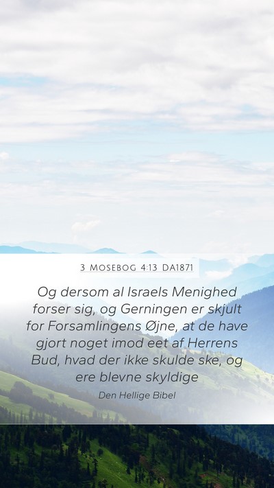 3 Mosebog 4:13 DA1871 Bible Verse Image