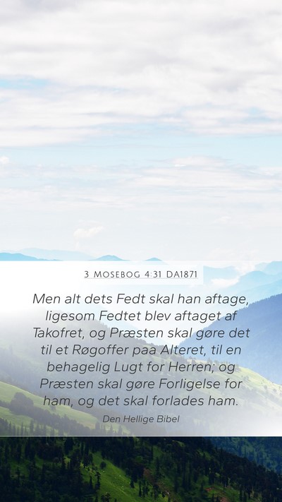 3 Mosebog 4:31 DA1871 Bible Verse Image