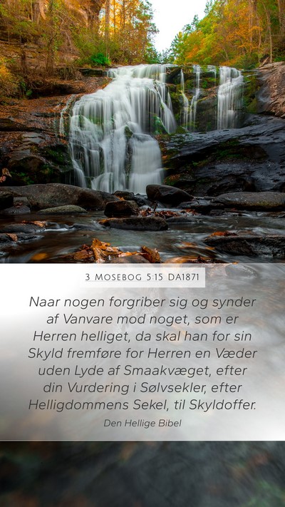3 Mosebog 5:15 DA1871 Bible Verse Image