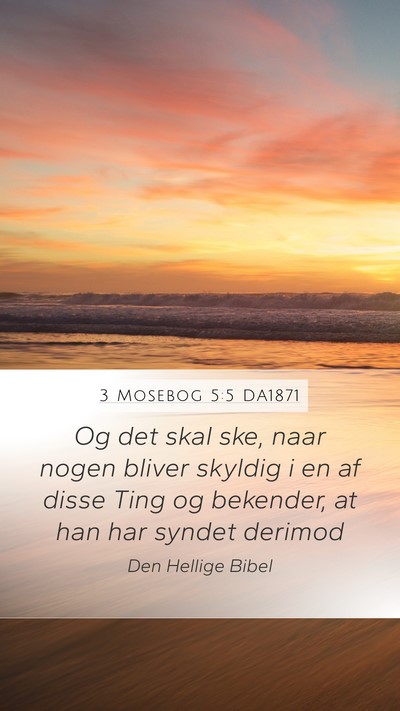 3 Mosebog 5:5 DA1871 Bible Verse Image