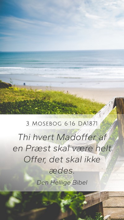 3 Mosebog 6:16 DA1871 Bible Verse Image