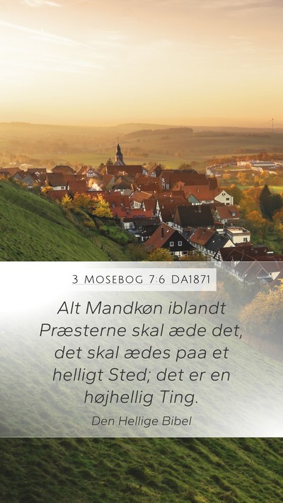 3 Mosebog 7:6 DA1871 Bible Verse Image
