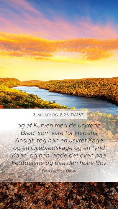 3 Mosebog 8:26 DA1871 Bible Verse Image