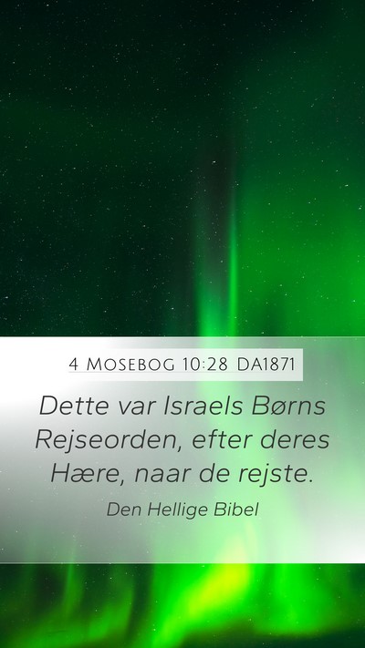 4 Mosebog 10:28 DA1871 Bible Verse Image