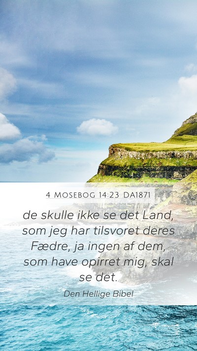 4 Mosebog 14:23 DA1871 Bible Verse Image