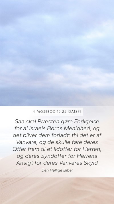 4 Mosebog 15:25 DA1871 Bible Verse Image