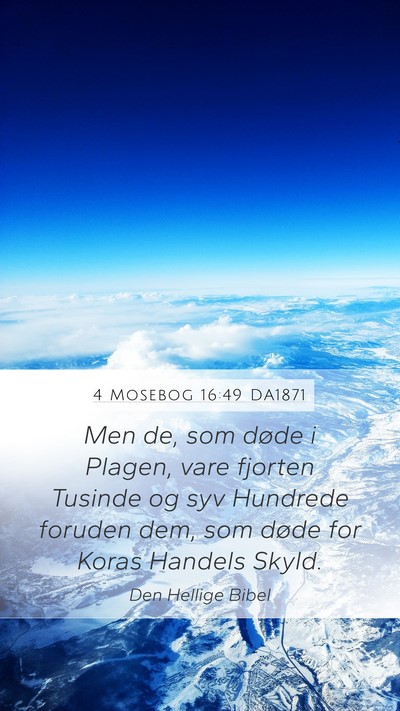 4 Mosebog 16:49 DA1871 Bible Verse Image