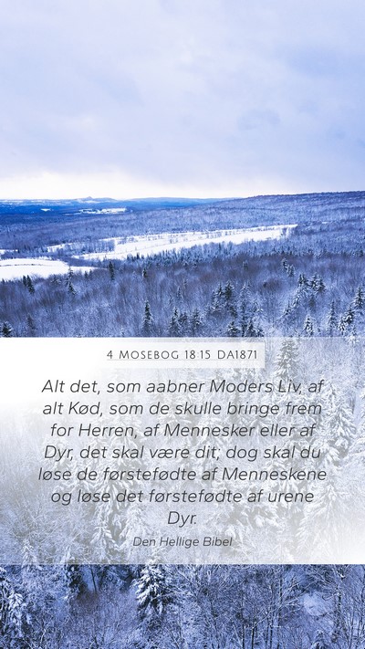 4 Mosebog 18:15 DA1871 Bible Verse Image