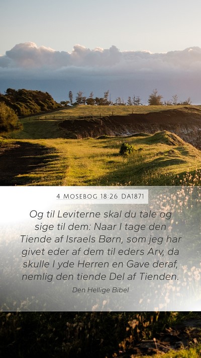 4 Mosebog 18:26 DA1871 Bible Verse Image