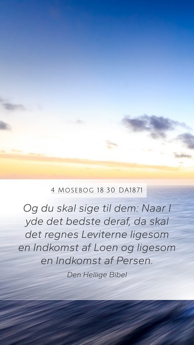 4 Mosebog 18:30 DA1871 Bible Verse Image