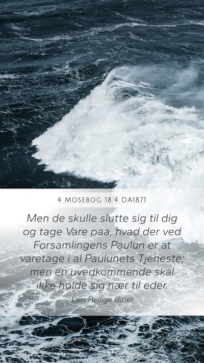 4 Mosebog 18:4 DA1871 Bible Verse Image